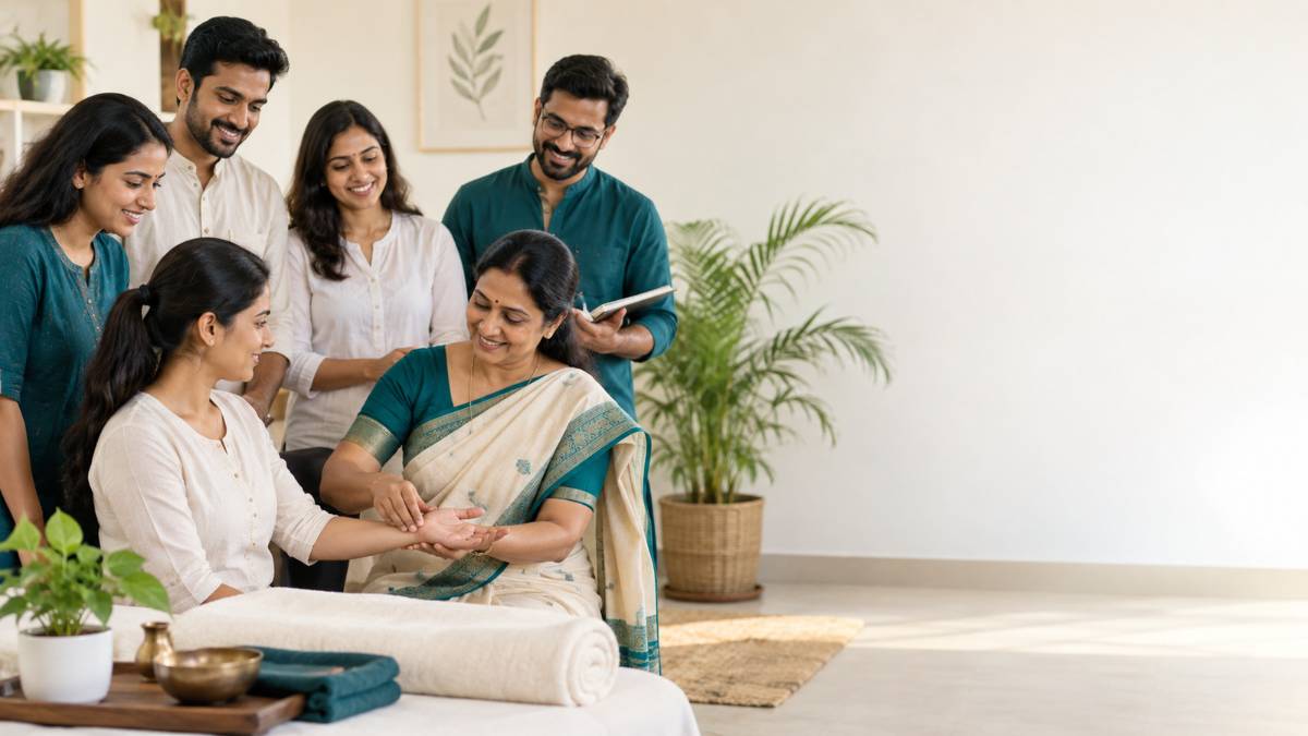 Practitioners in training, group shot